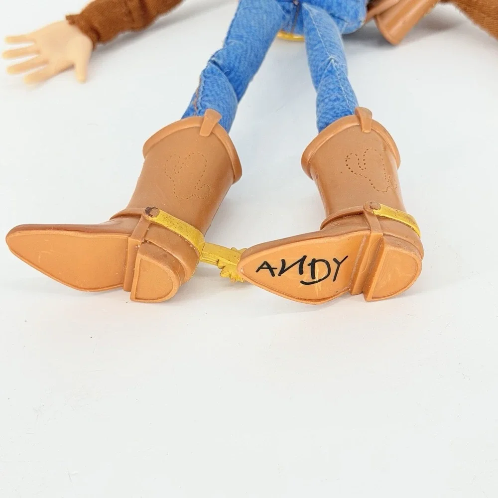 Toy Story Adventure Woody Talking Doll 2006 Hasbro Works Rare Brown Shirt